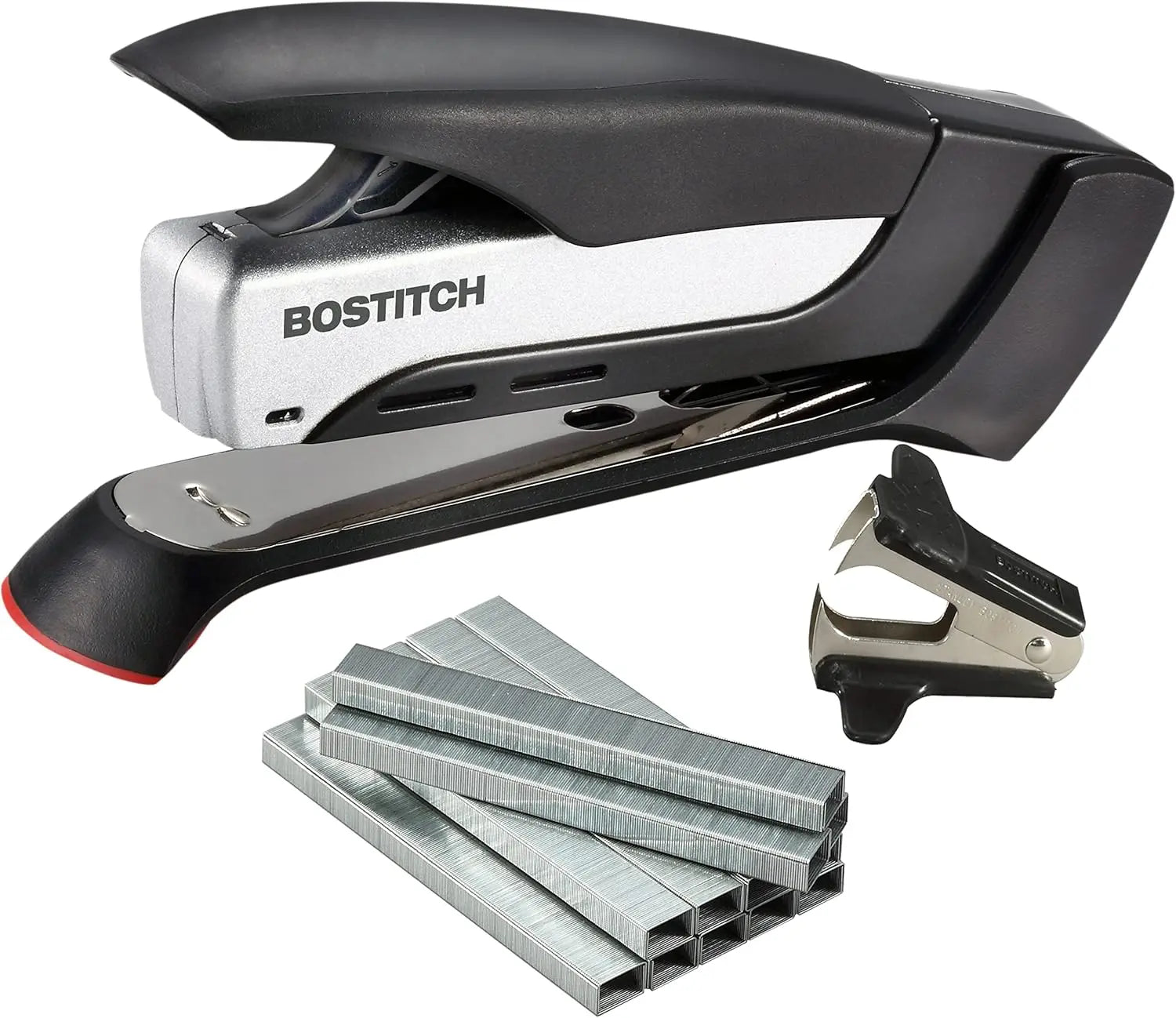 Effortless One-Finger Stapler with Ergonomic Grip, 25-Sheet Capacity for Smooth Office Use